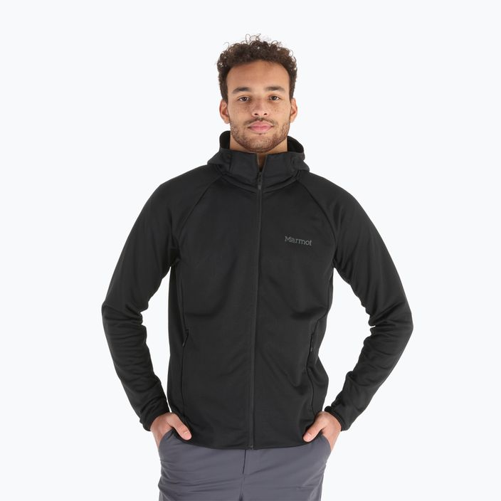 Pánská fleecová mikina Marmot Leconte Full Zip Hoody black