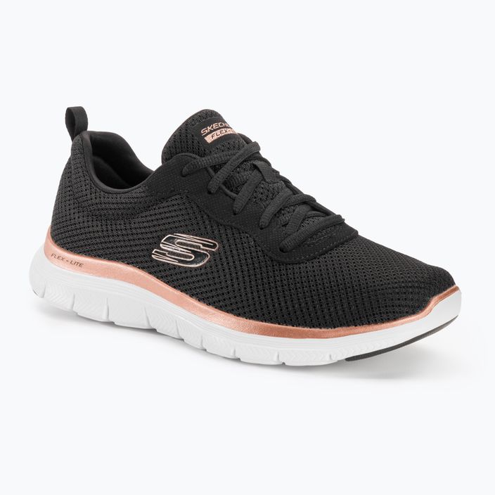 Dámská tréninková obuv SKECHERS Flex Appeal 4.0 Brilliant View black/rose gold