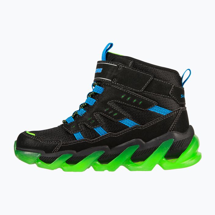 Dětské boty SKECHERS Mega-Surge Flash Breeze black/blue/lime 10