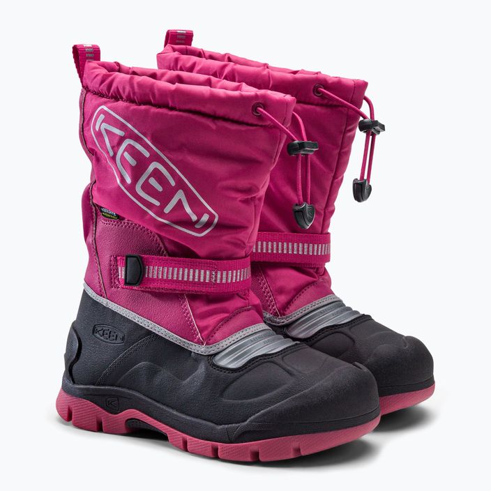 Dětské zimní boty KEEN Snow Troll růžové 1026757 5