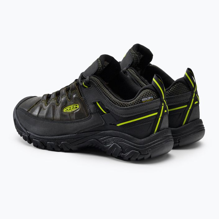 Pánská trekingová obuv KEEN Targhee III Wp zeleno-černá 1026860 3