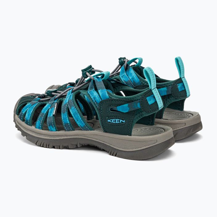 Dámské trekingové sandály Keen Whisper Sea Moss modré 1027362 3