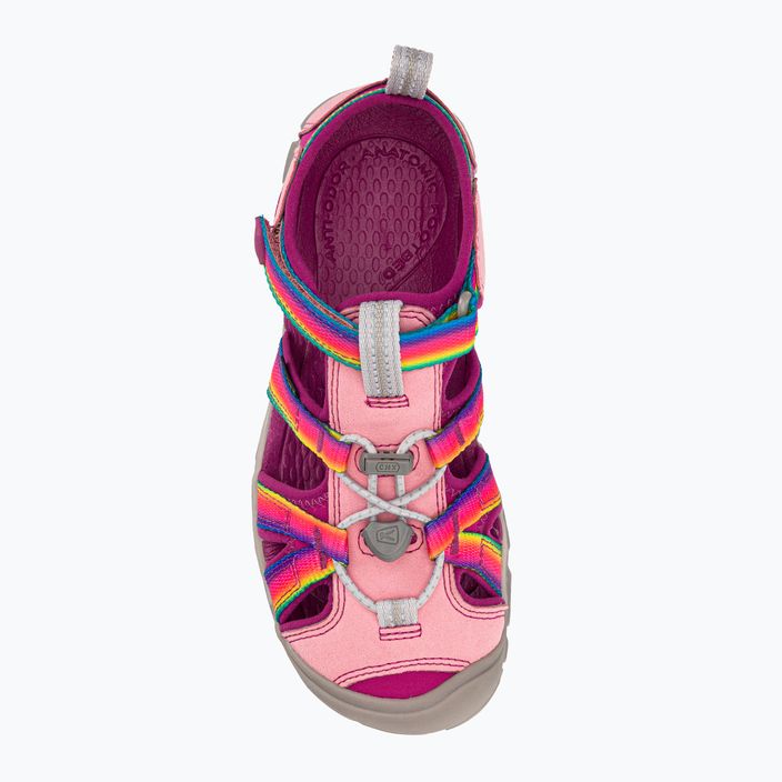 Dětské trekingové sandály Keen Seacamp II CNX růžovo-barevné 1027421 6