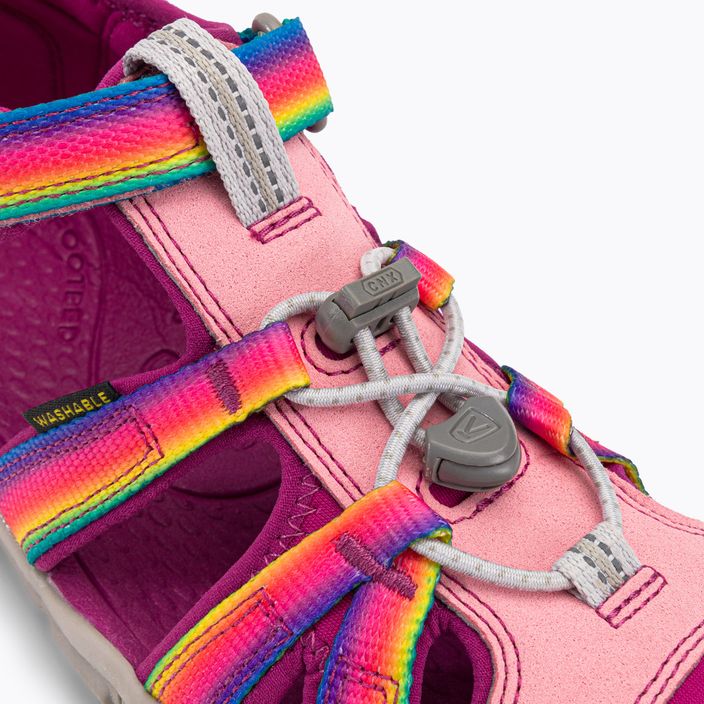 Dětské trekingové sandály Keen Seacamp II CNX růžovo-barevné 1027421 8