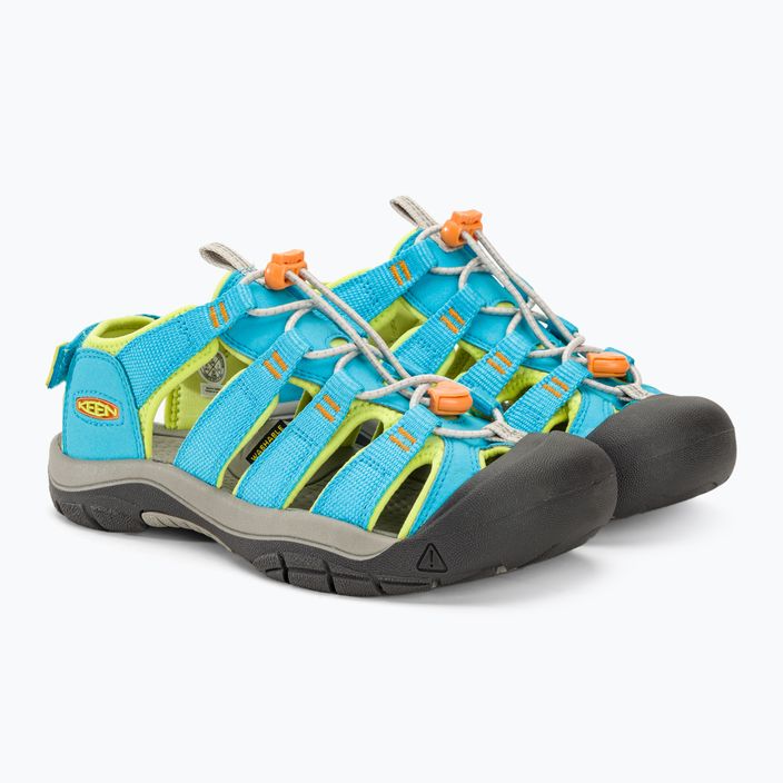 Juniorské sandály KEEN Newport Boundless blue atoll/daiquiri green 4