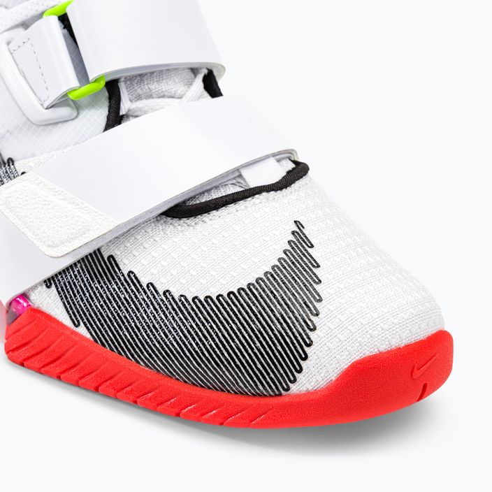Nike Romaleos 4 Olympic Colorway vzpěračské boty bílá/černá/jasně karmínová 7