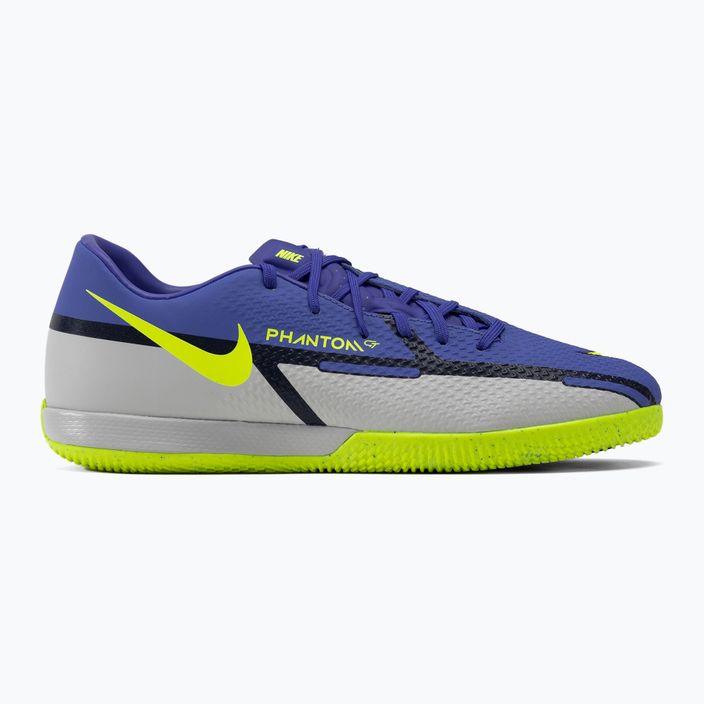 Pánské fotbalové boty Nike Phantom GT2 Academy IC modré DC0765-570 2
