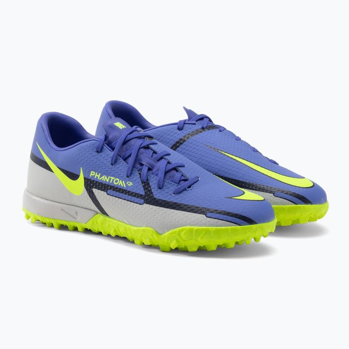 Pánské fotbalové boty Nike Phantom GT2 Academy TF modré DC0803-570 5