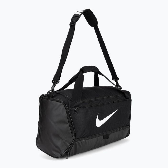Sportovní taška Nike Brasilia 9.5 60 l black/black/white 4