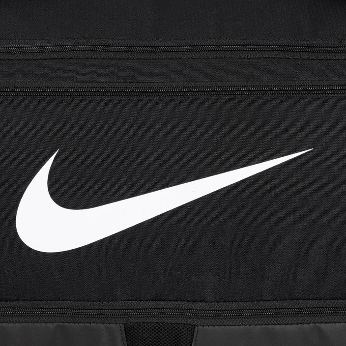 Sportovní taška Nike Brasilia 9.5 60 l black/black/white 5