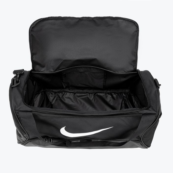 Sportovní taška Nike Brasilia 9.5 60 l black/black/white 9