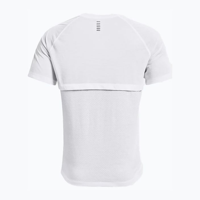 Under Armour Streaker pánské běžecké tričko bílé 1361469-100 2