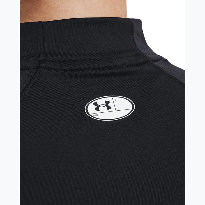 Dámské tričko Longsleeve Under Armour Authentics CG Mockneck black/white 4