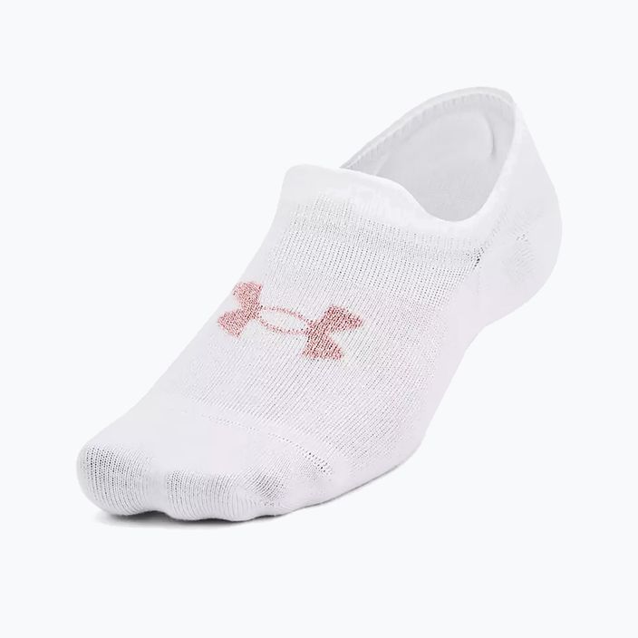 Ponožky Under Armour Ultra Lo 3Pk white/retro pink 2