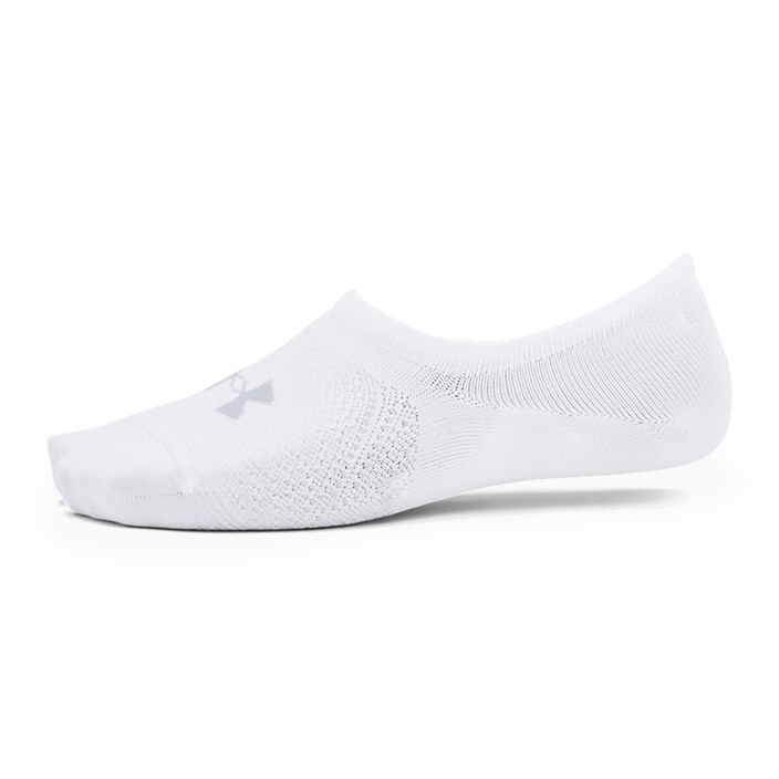 Dámské sportovní ponožky  Under Armour Breathe Lite Ultra Low 3P white/white/mod gray 2