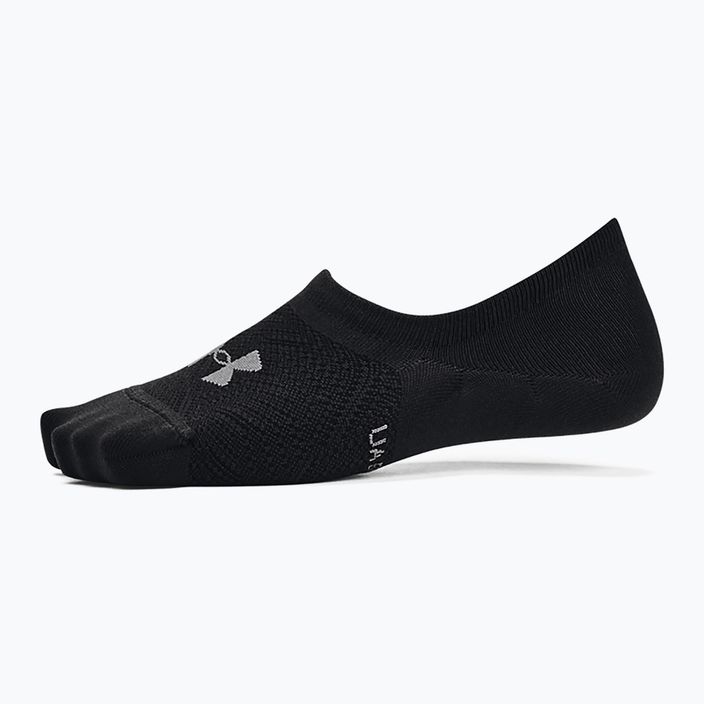 Dámské sportovní ponožky  Under Armour Breathe Lite Ultra Low 3P black/black/pitch gray 3