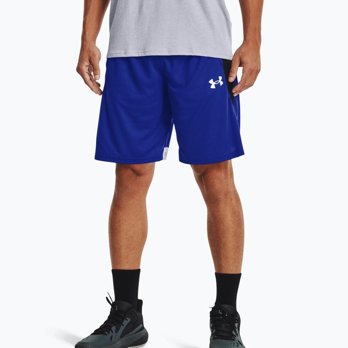 Pánské basketbalové šortky Under Armour Baseline 10" modré 1370220 3