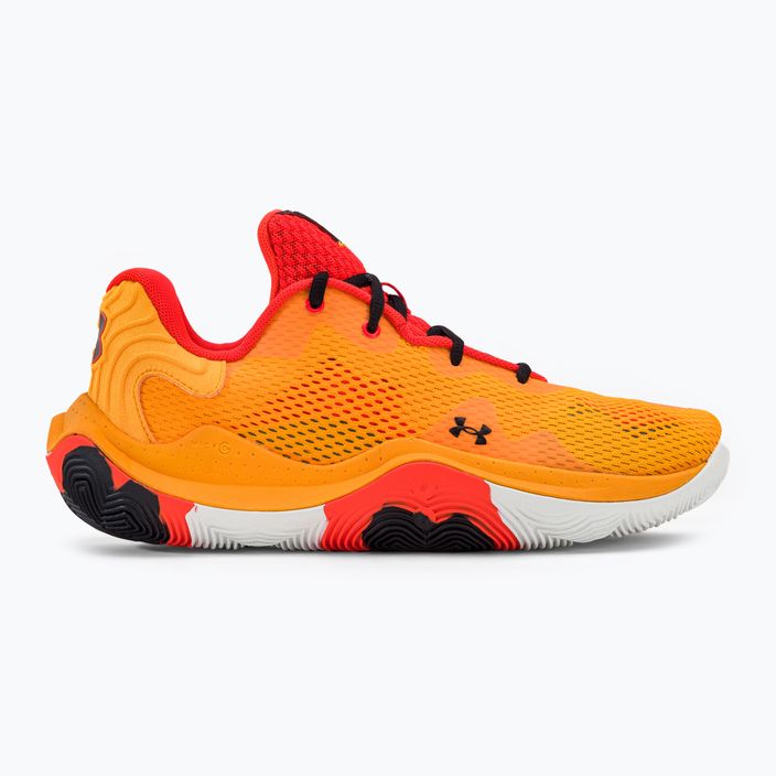 Pánské basketbalové boty Under Armour Spawn 4 800 oranžový 3024971-800 2
