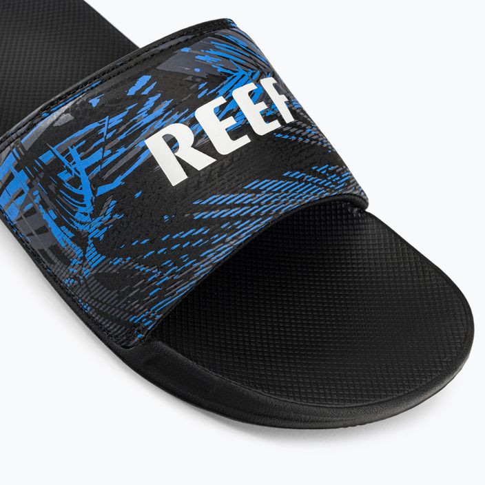 Pánské žabky Reef One Slide černo-modrýe CJ0612 7