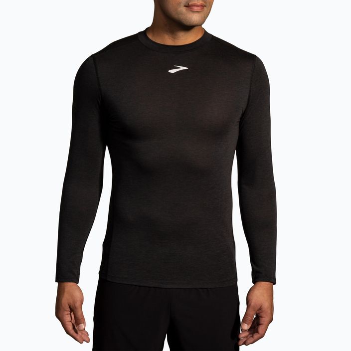 Pánské běžecké tričko longsleave   Brooks High Point černé