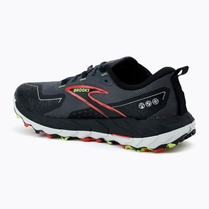 Brooks Cascadia 18 GTX pánská běžecká obuv blackened pearl/black/tomato 3