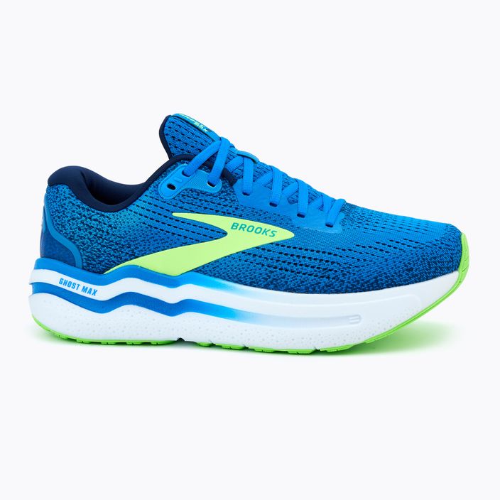 Brooks Ghost Max 2 pánské běžecké boty dutch blue/gecko green/peacoat 2