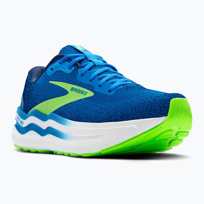 Brooks Ghost Max 2 pánské běžecké boty dutch blue/gecko green/peacoat 8