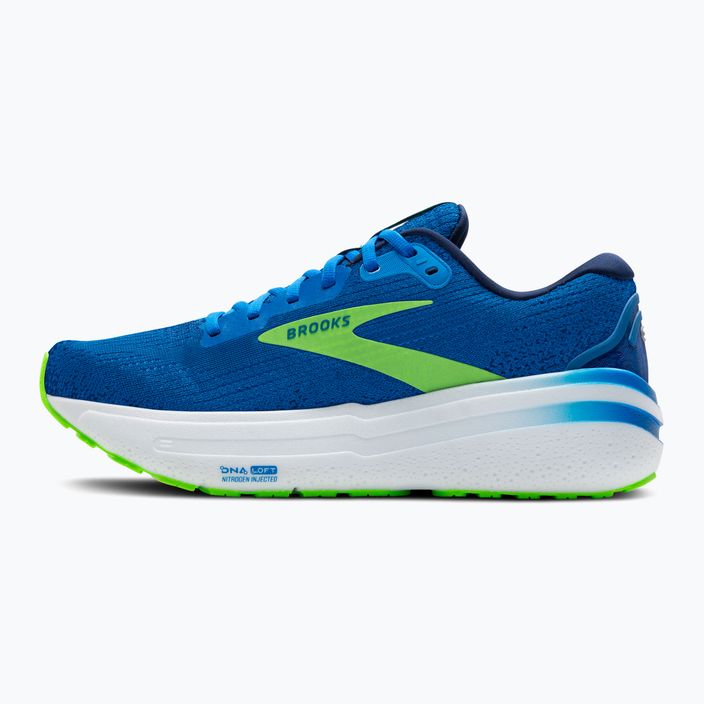 Brooks Ghost Max 2 pánské běžecké boty dutch blue/gecko green/peacoat 10