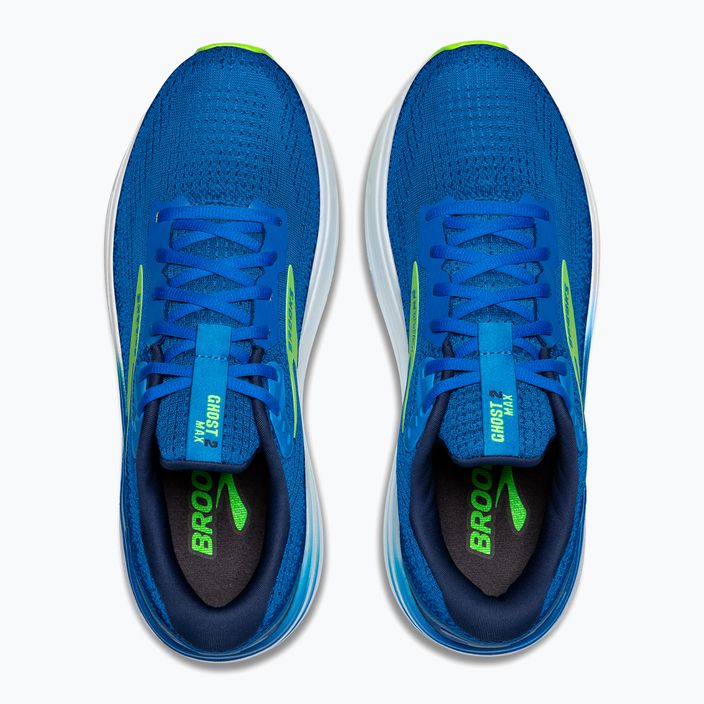 Brooks Ghost Max 2 pánské běžecké boty dutch blue/gecko green/peacoat 14