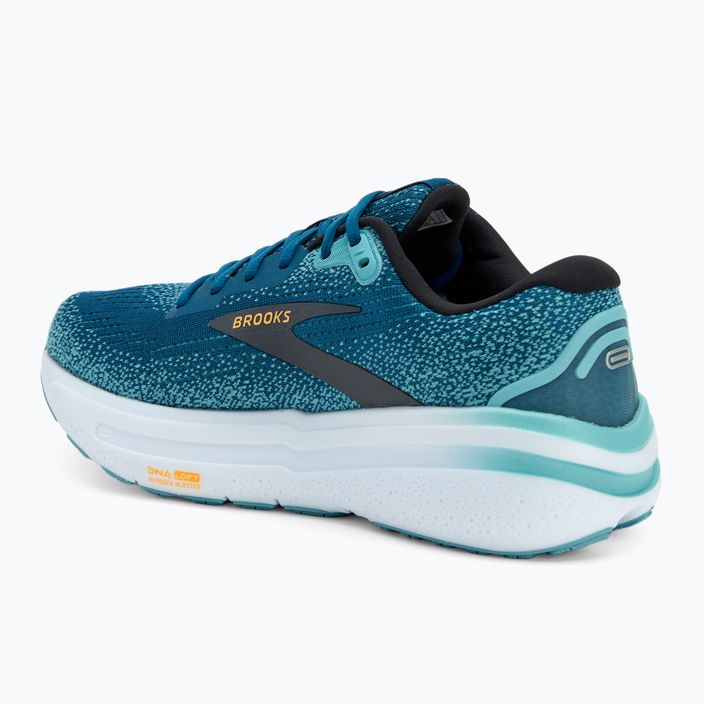 Brooks Ghost Max 2 pánské běžecké boty moroccan blue/aqua/orange pop 3