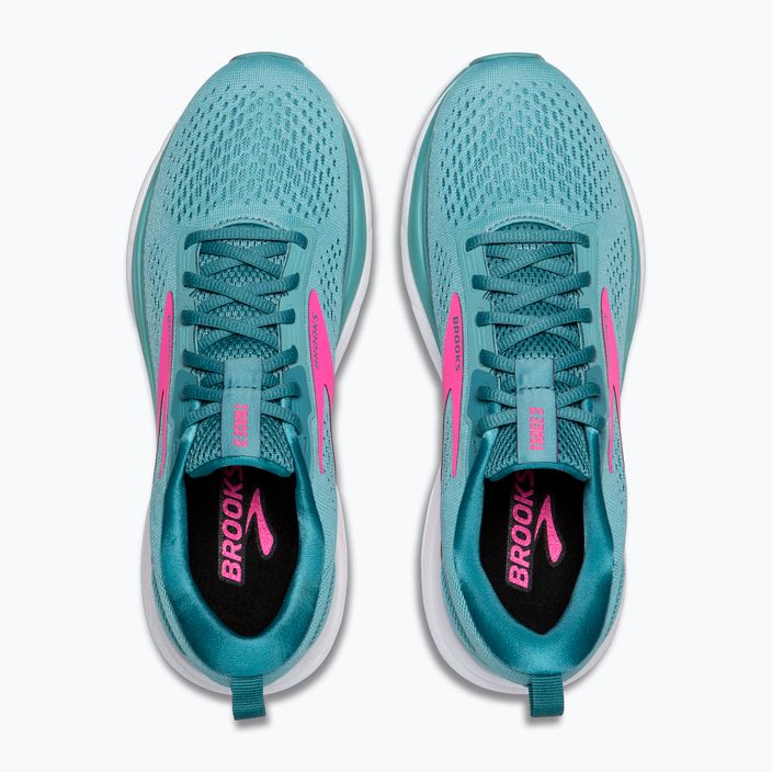 Brooks Trace 3 dámské běžecké boty aqua/storm/pink 12