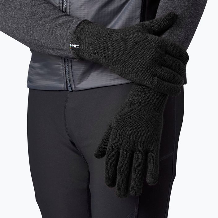 Trekingové rukavice Smartwool Liner černé 11555-001-XS 7