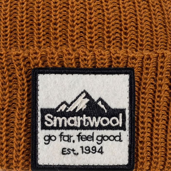 Hnědá zimní čepice Smartwool Patch 11493-G36 4