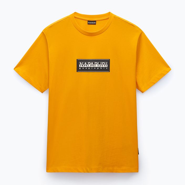 Pánské tričko Napapijri S-Box Logo orange marigold 4