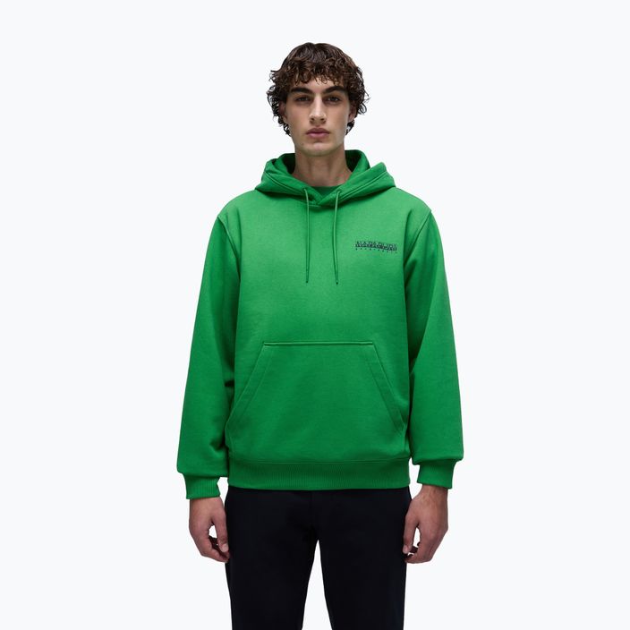 Pánská mikina Napapijri B-Linth Hooded green kelly