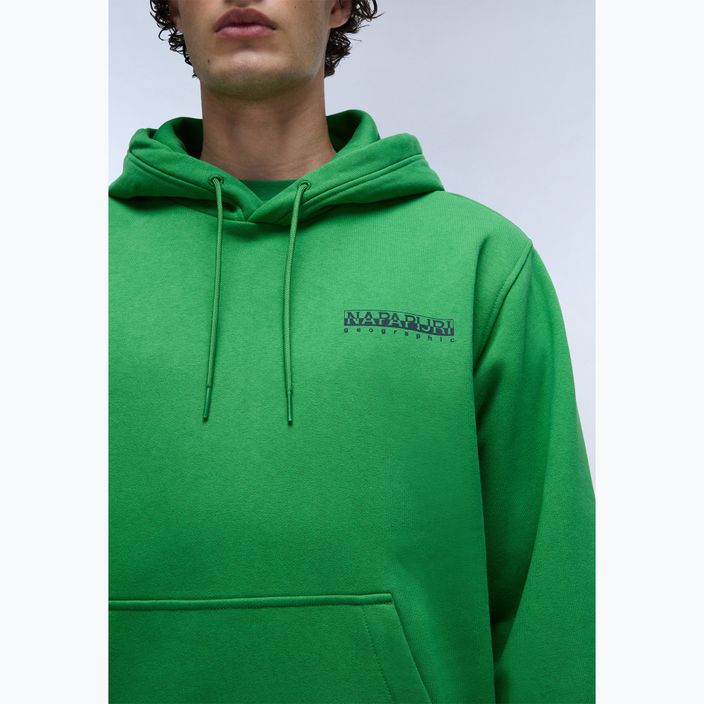 Pánská mikina Napapijri B-Linth Hooded green kelly 4