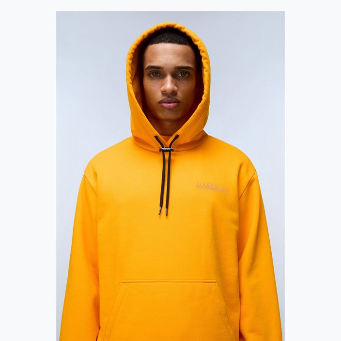 Pánská mikina Napapijri B-Albula Hooded orange marigold 4