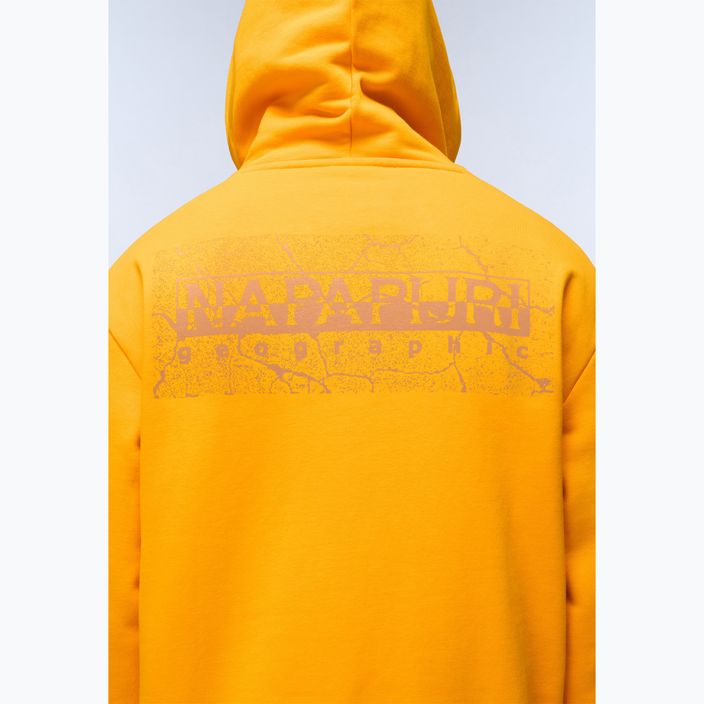 Pánská mikina Napapijri B-Albula Hooded orange marigold 5