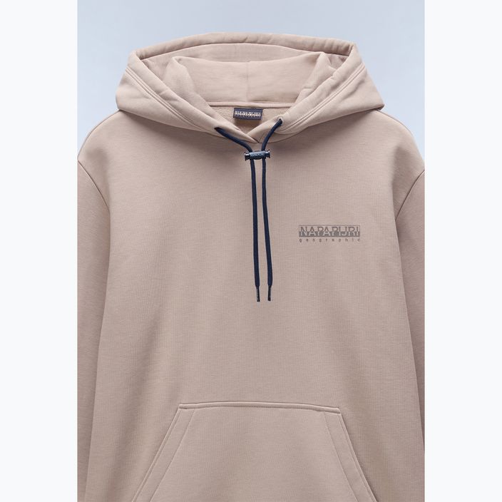 Pánská mikina Napapijri B-Albula Hooded beige rocky 3