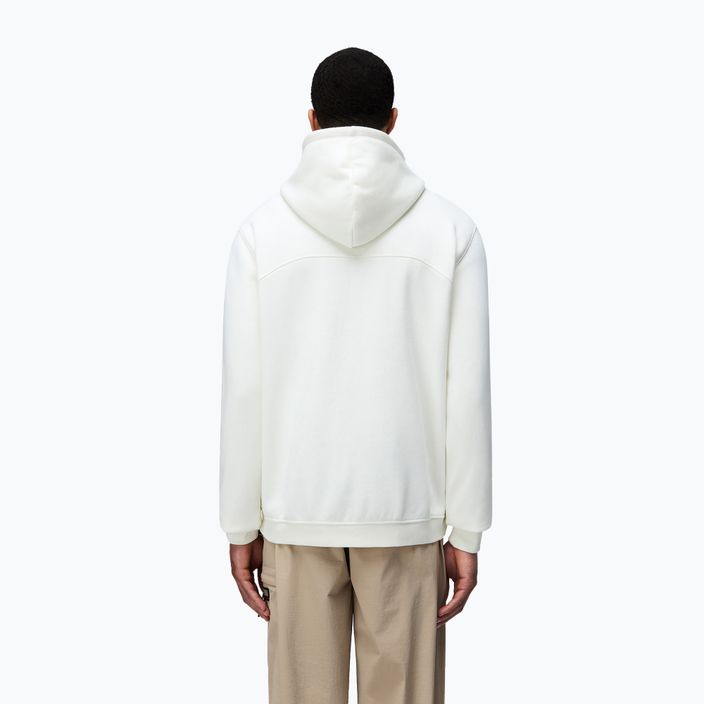 Pánská mikina Napapijri B-Badge Half Zip Hooded white heron 3