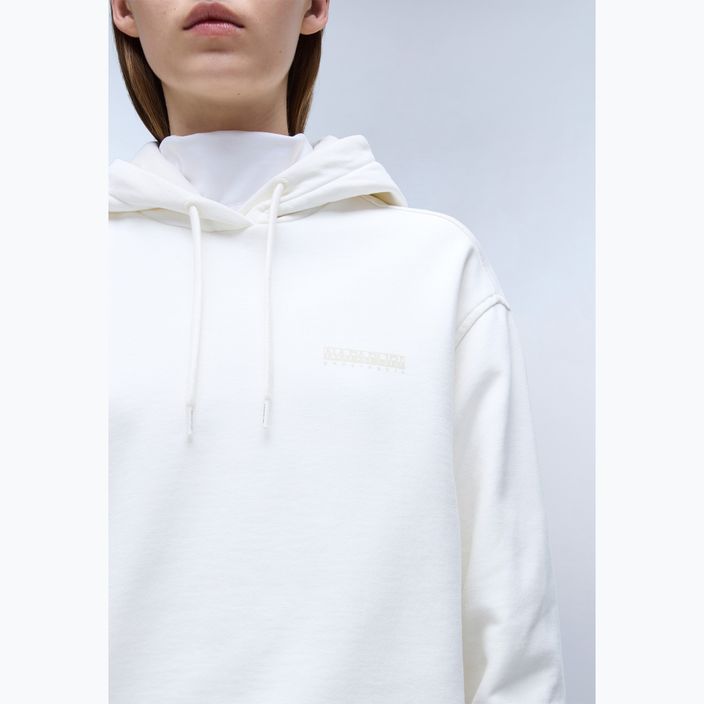 Dámská mikina Napapijri B-Blanche Hooded white heron 3