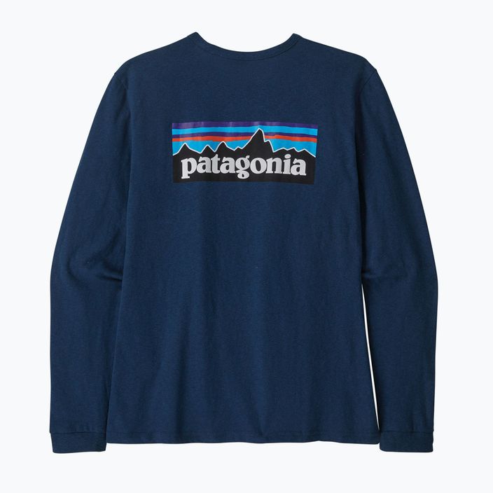 Dámské trekingové tričko Patagonia P-6 Logo Responsibili-Tee LS tidepool blue 9