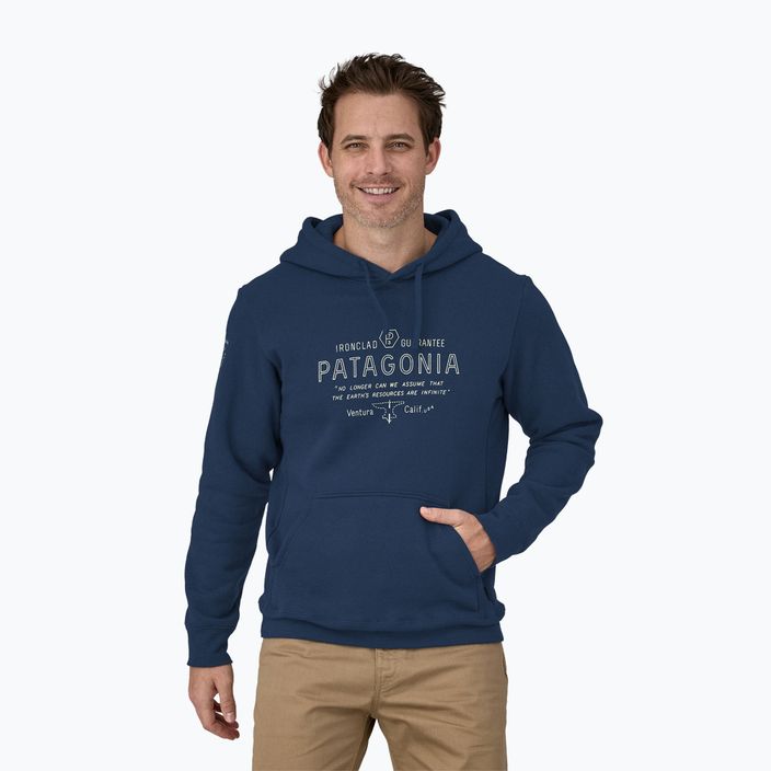 Pánská mikina  Patagonia Forge Mark Uprisal Hoody lagom blue