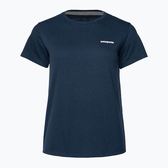 Dámské trekingové tričko Patagonia P-6 Logo Responsibili-Tee tidepool blue 3