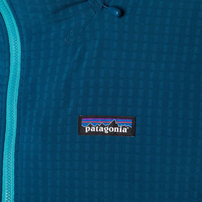 Pánská softshellová bunda Patagonia R1 TechFace lagom blue 3