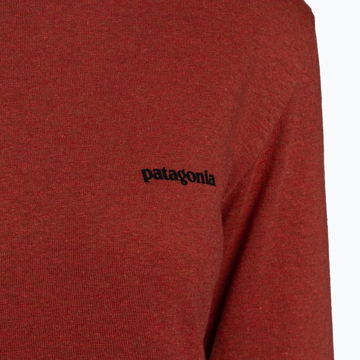 Dámské trekingové tričko Patagonia P-6 Logo Responsibili-Tee LS burl red 3