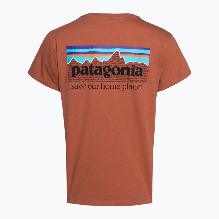 Dámské trekové tričko Patagonia P-6 Mission Organic burl red 4