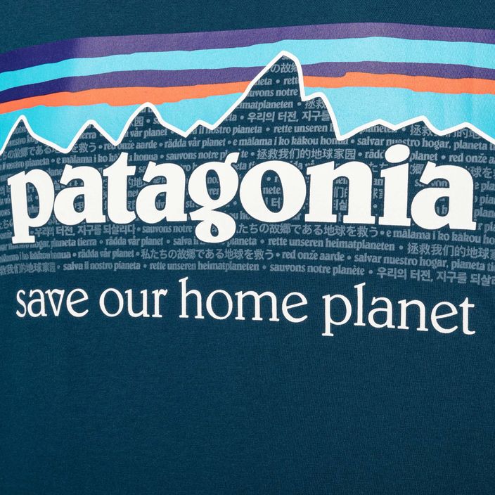 Pánské trekové tričko Patagonia P-6 Mission Organic lagom blue 4