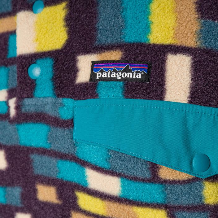 Patagonia pánská fleecová mikina LW Synch Snap-T P/O fitz roy patchwork/belay blue 5