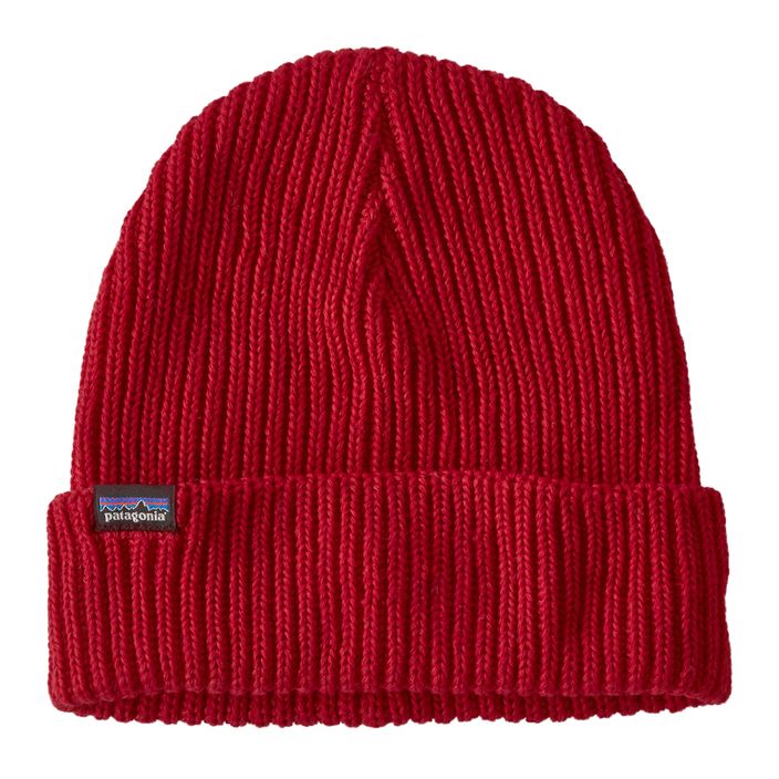 Zimní čepice Patagonia Fishermans Rolled Beanie touring red 2
